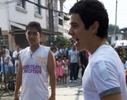 Basketball on the Nandito Ako set