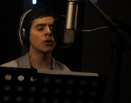 David in the recording studio