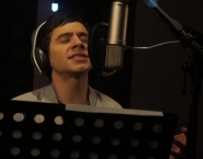 David in the recording studio